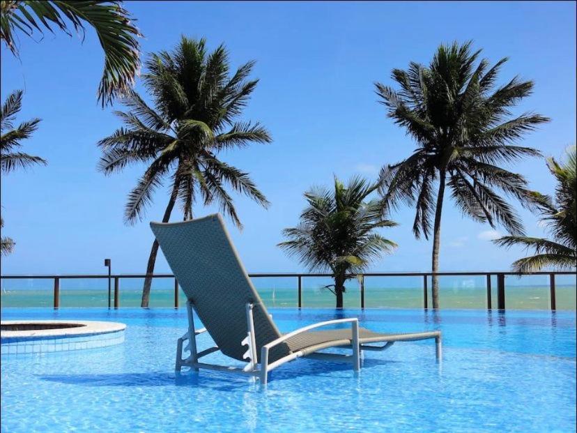 Apartamento A Beira Mar Com Piscina Estilo Resort カベデロ エクステリア 写真